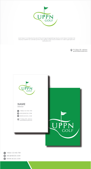 Logo Design by zebronicgraphic for UPPN Golf | Design: #32242730