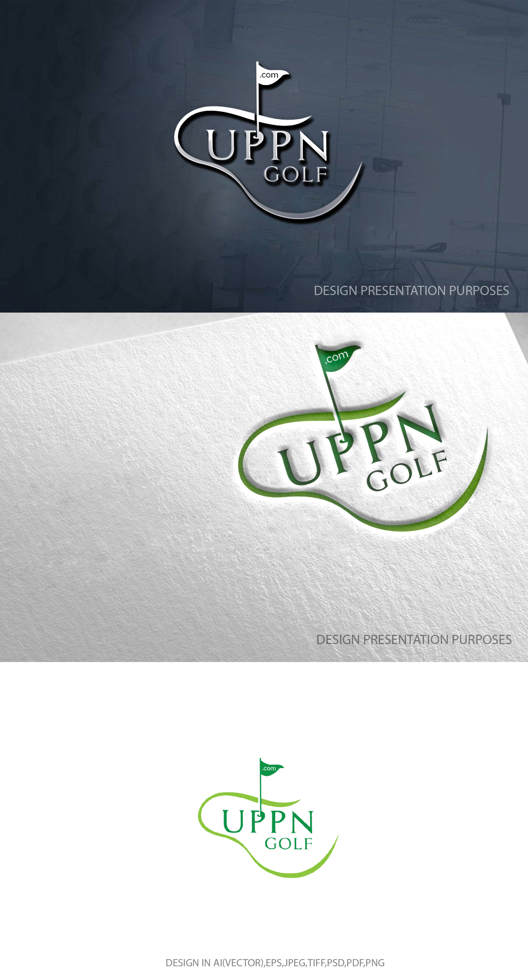 Logo Design by zebronicgraphic for UPPN Golf | Design #32242732
