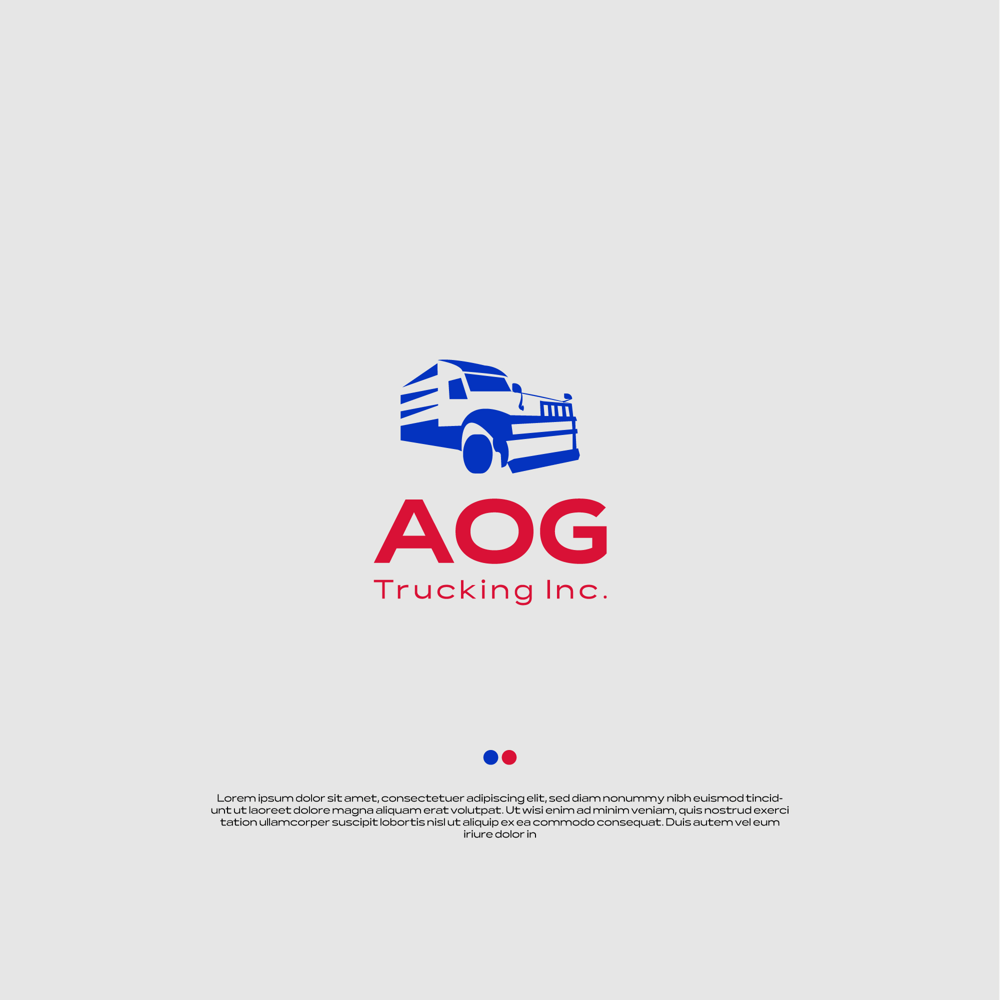 Logo-Design von Adnan Bhatti für AOG Trucking Inc | Design #32242134