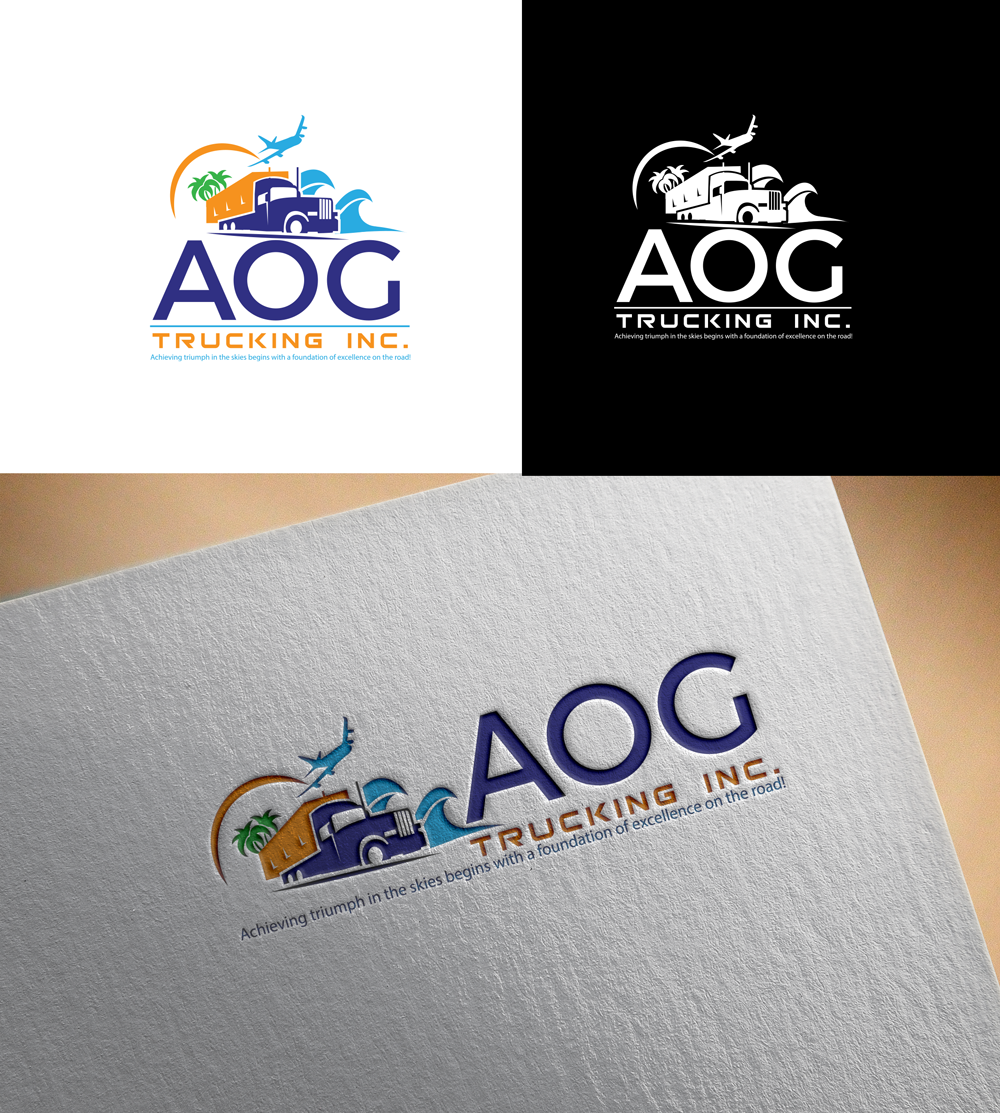 Logo Design by RA-bica for AOG Trucking Inc | Design #32246120