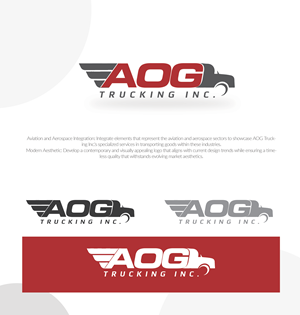 Logo-Design von Design Republic für AOG Trucking Inc | Design: #32245616