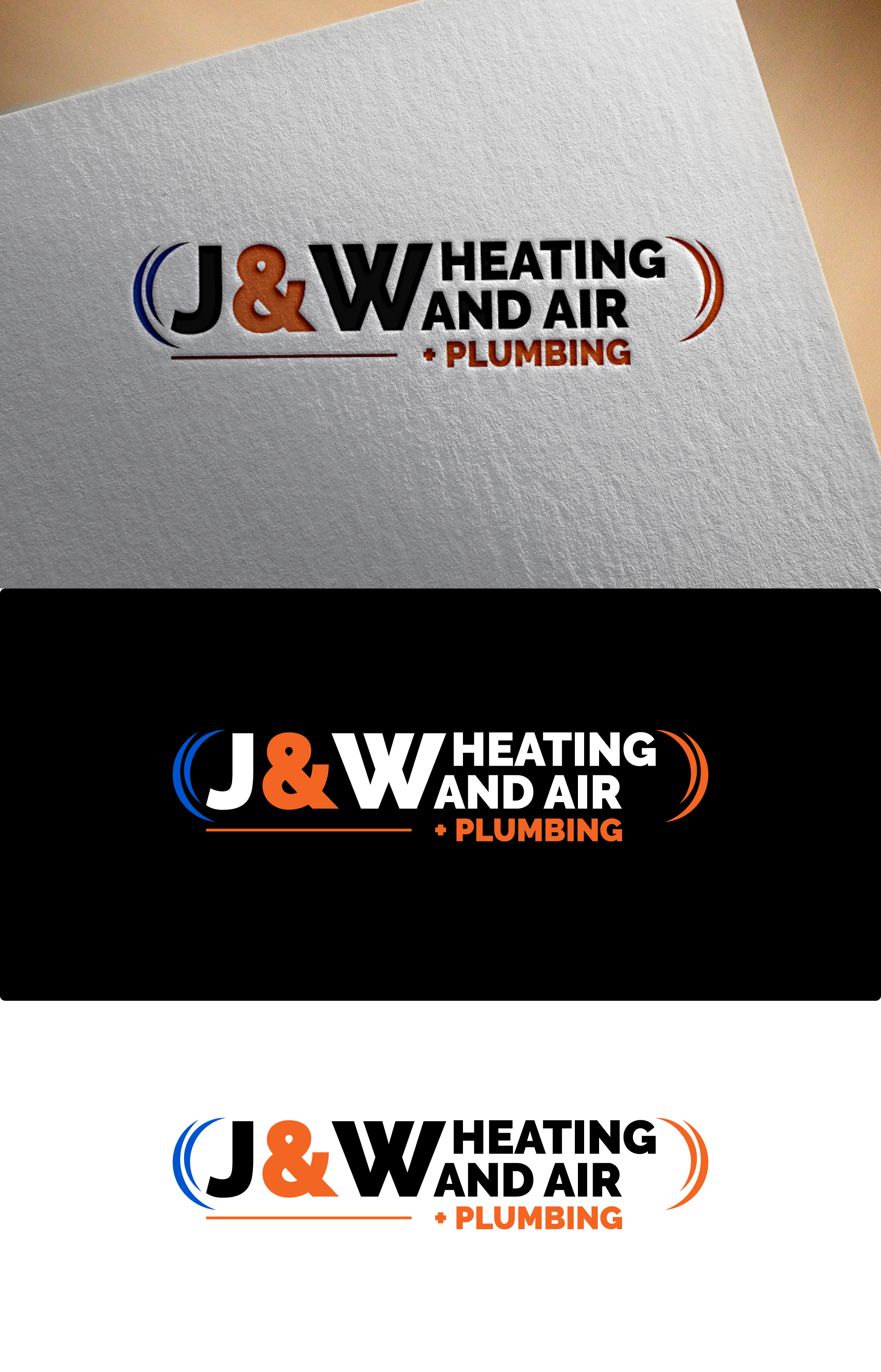 Logo Design by RS_Design for J&W Heating and Air | Design #32244217