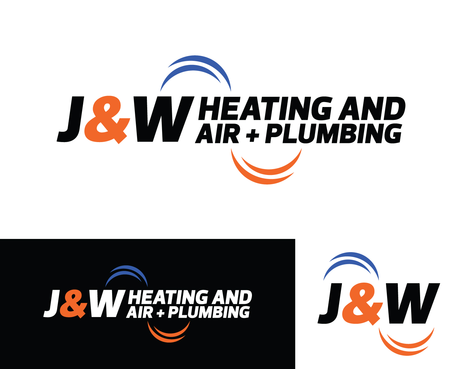 Logo Design by Box Graphic for J&W Heating and Air | Design #32242605