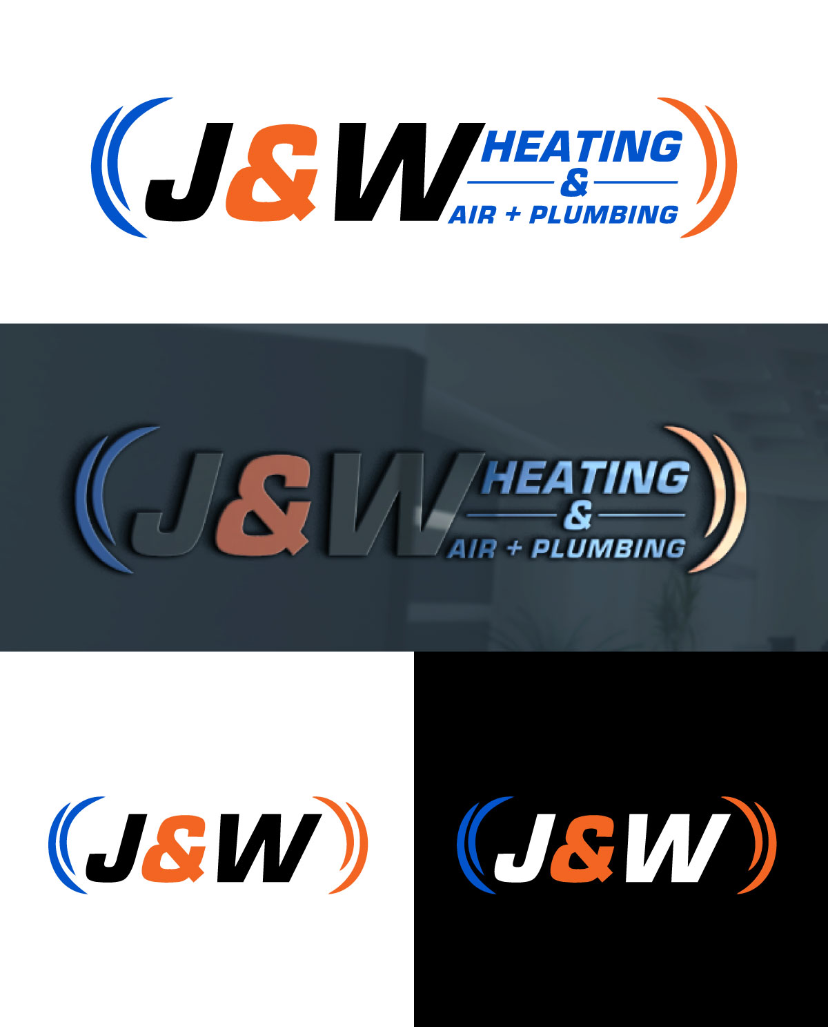 Diseño de Logo por Danial07 para J&W Heating and Air | Diseño #32245705