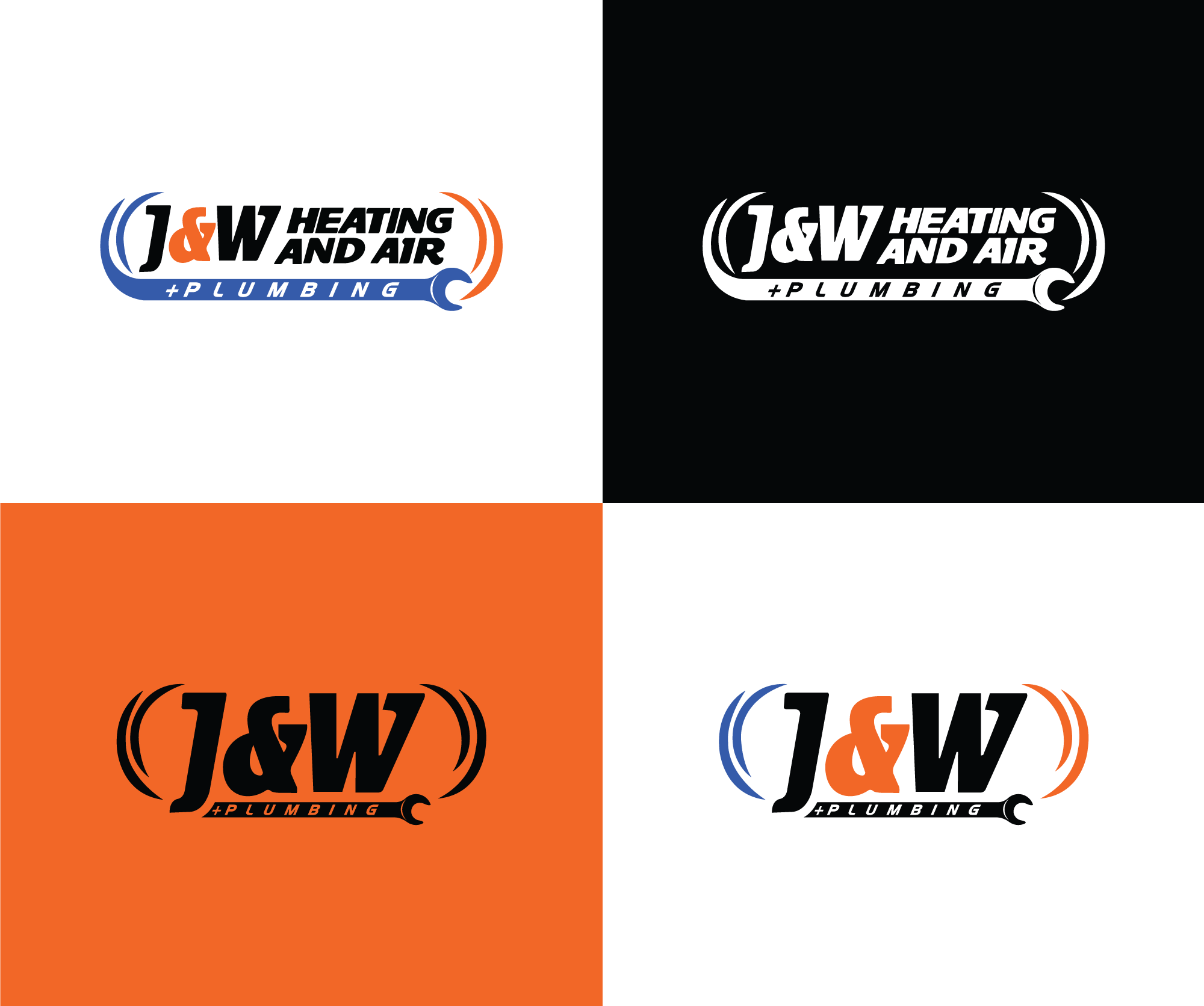 Logo Design by DesignCanvas for J&W Heating and Air | Design #32248925
