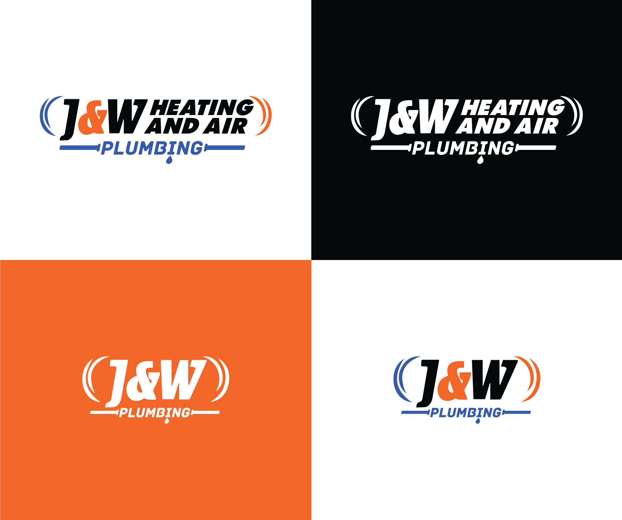 Logo Design by DesignCanvas for J&W Heating and Air | Design #32248926