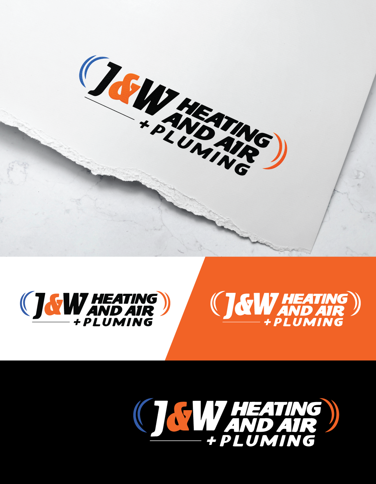 Diseño de Logo por Digi_Design555 para J&W Heating and Air | Diseño #32248447