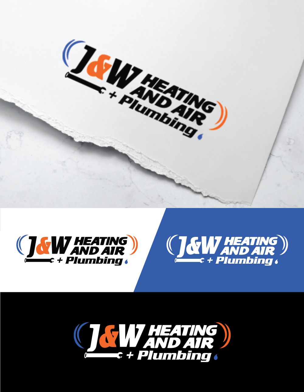 Logo Design by Digi_Design555 for J&W Heating and Air | Design #32283763