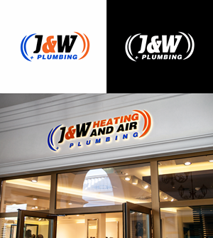 Logo Design by RA-bica for J&W Heating and Air | Design: #32245275