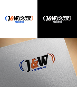 Logo Design by RA-bica for J&W Heating and Air | Design: #32245276