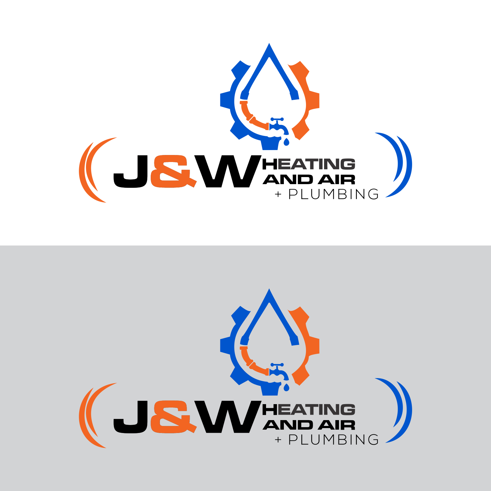 Logo Design by pusing for J&W Heating and Air | Design #32248725