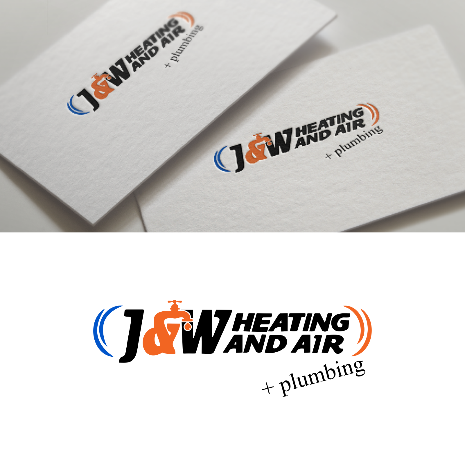 Logo Design by diego costa for J&W Heating and Air | Design #32243771