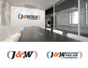 Logo-Design von Impressive Sol für J&W Heating and Air | Design #32245255