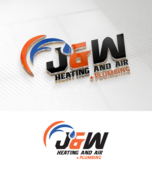 Logo Design by Impressive Solutions for J&W Heating and Air | Design: #32245256