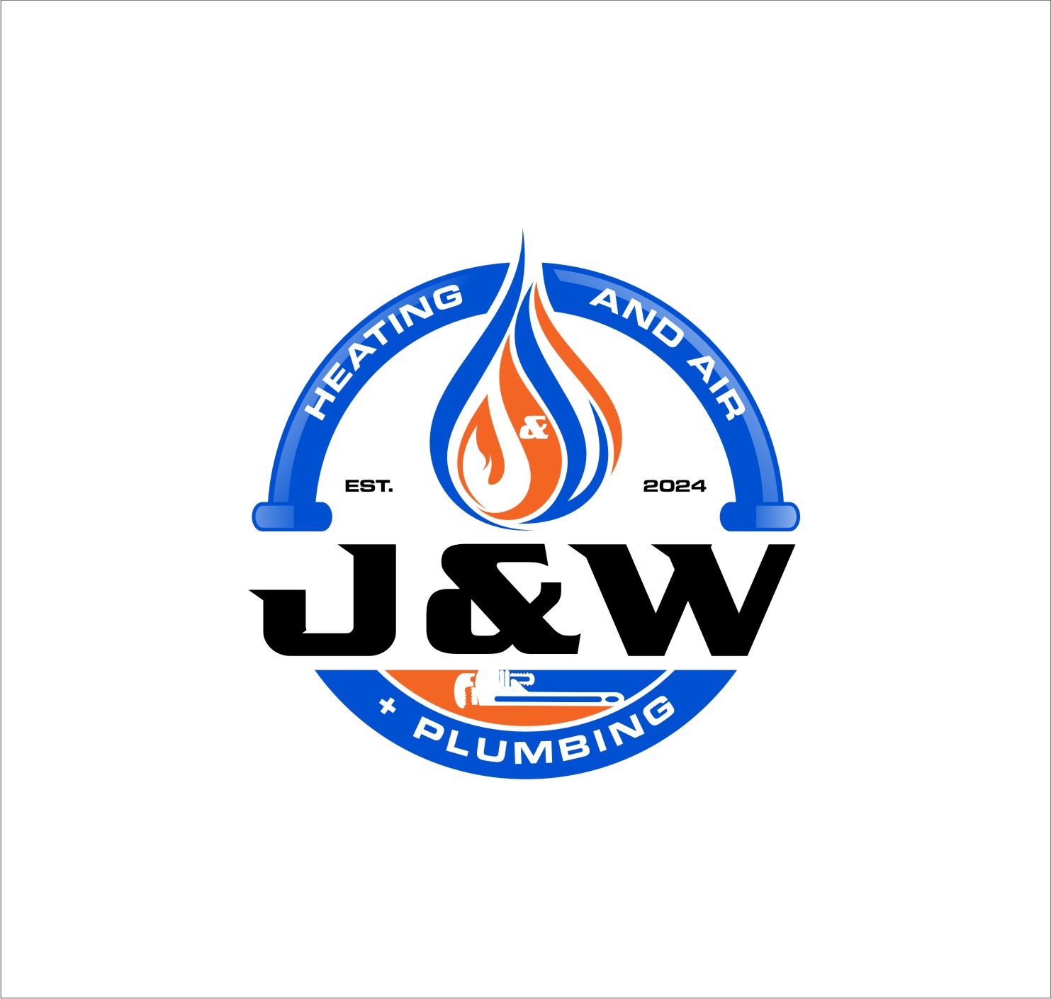 Diseño de Logo por Soul Light para J&W Heating and Air | Diseño #32247504