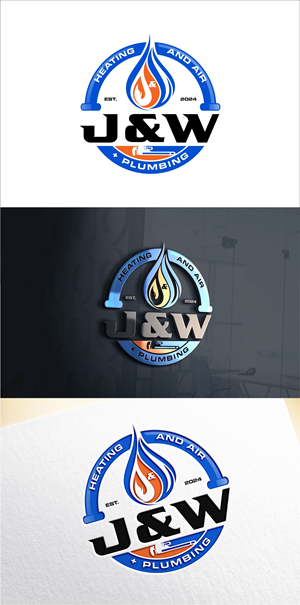 Design de Logo par Soul Light pour J&W Heating and Air | Design : #32249416