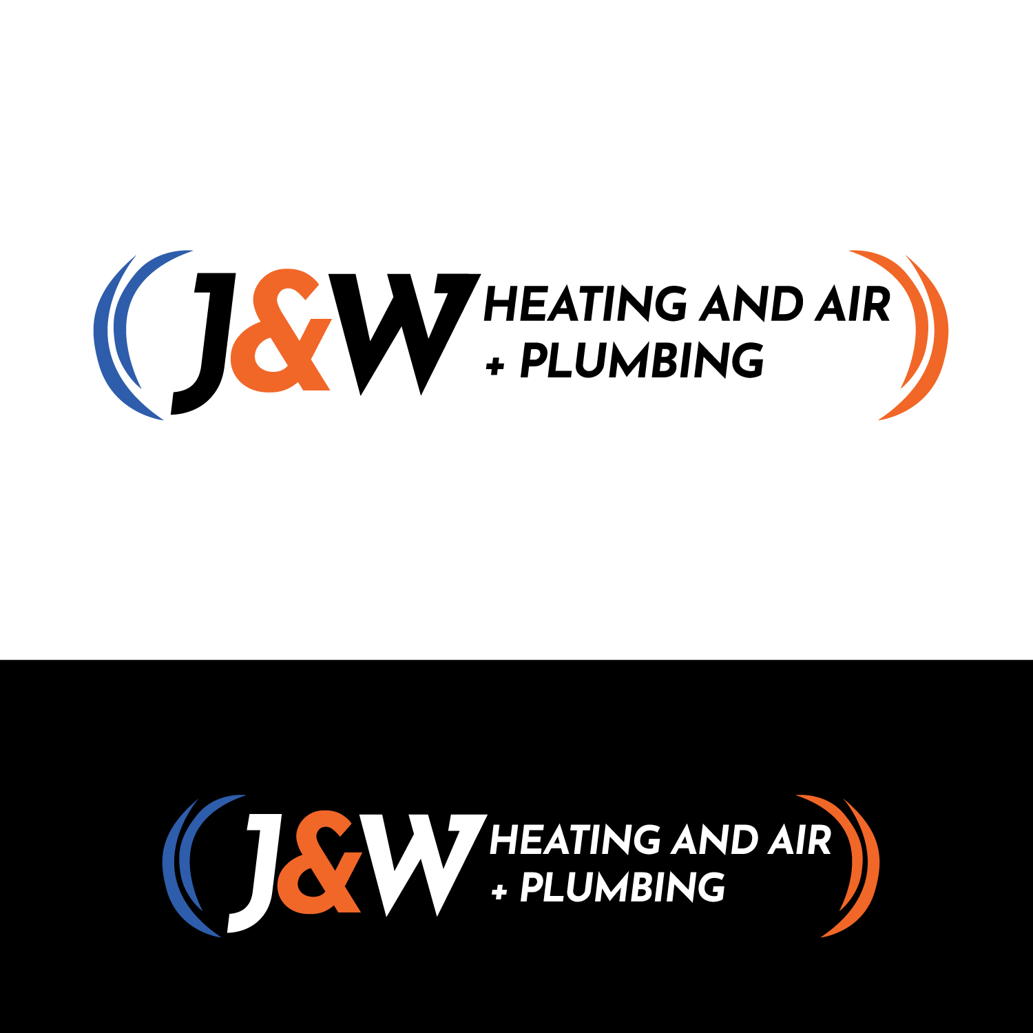 Logo Design by GODDREAMCREATION for J&W Heating and Air | Design #32244907