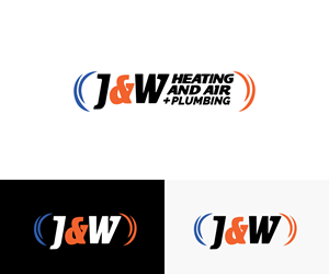 Logo Design by step forward 2 for J&W Heating and Air | Design: #32284975