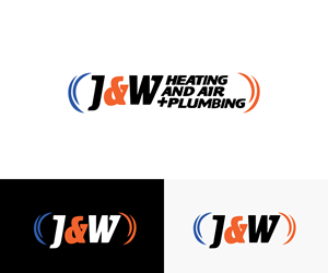 Logo Design by step forward 2 for J&W Heating and Air | Design: #32285636