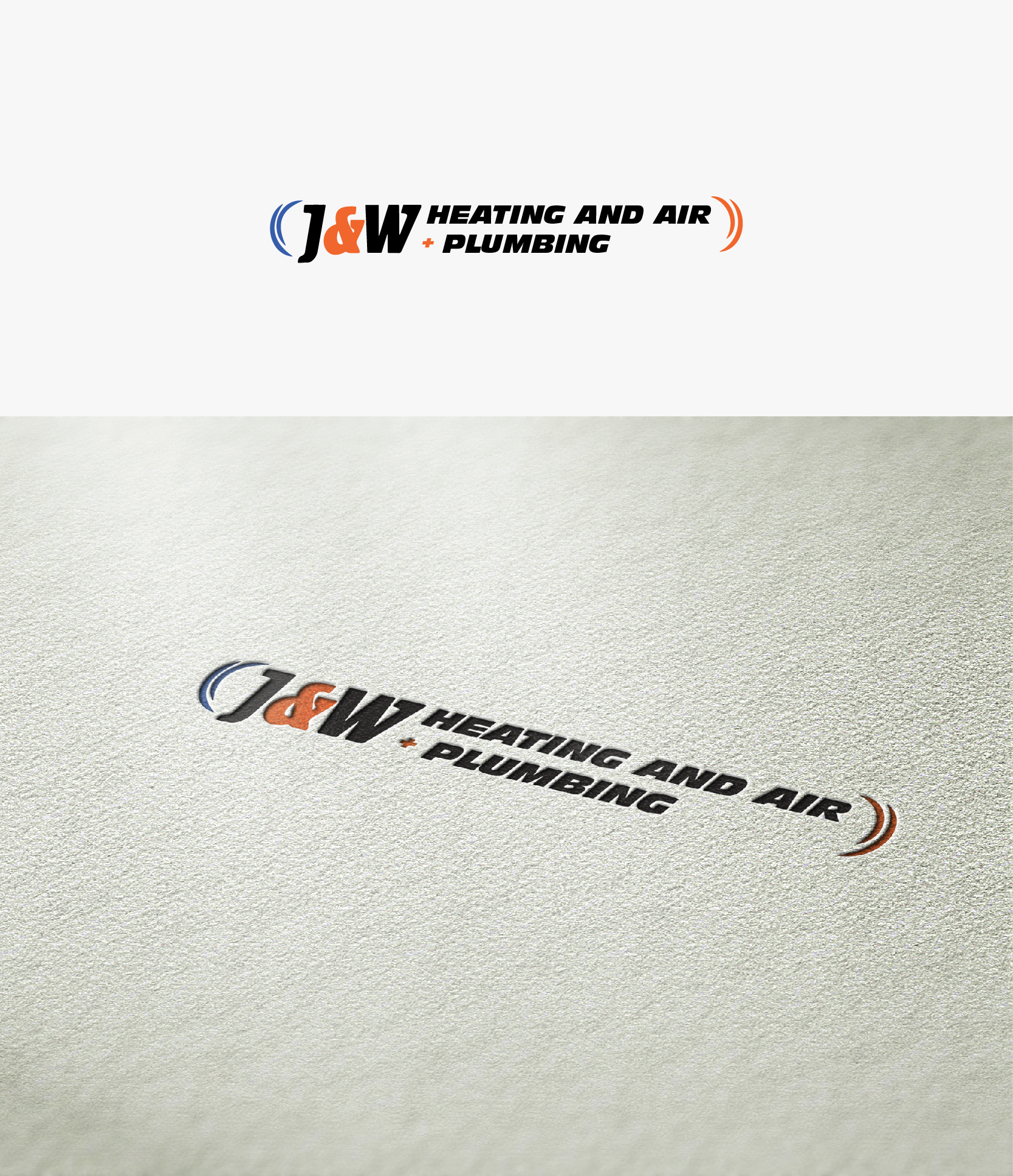 Logo Design by IMilenovic for J&W Heating and Air | Design #32242429