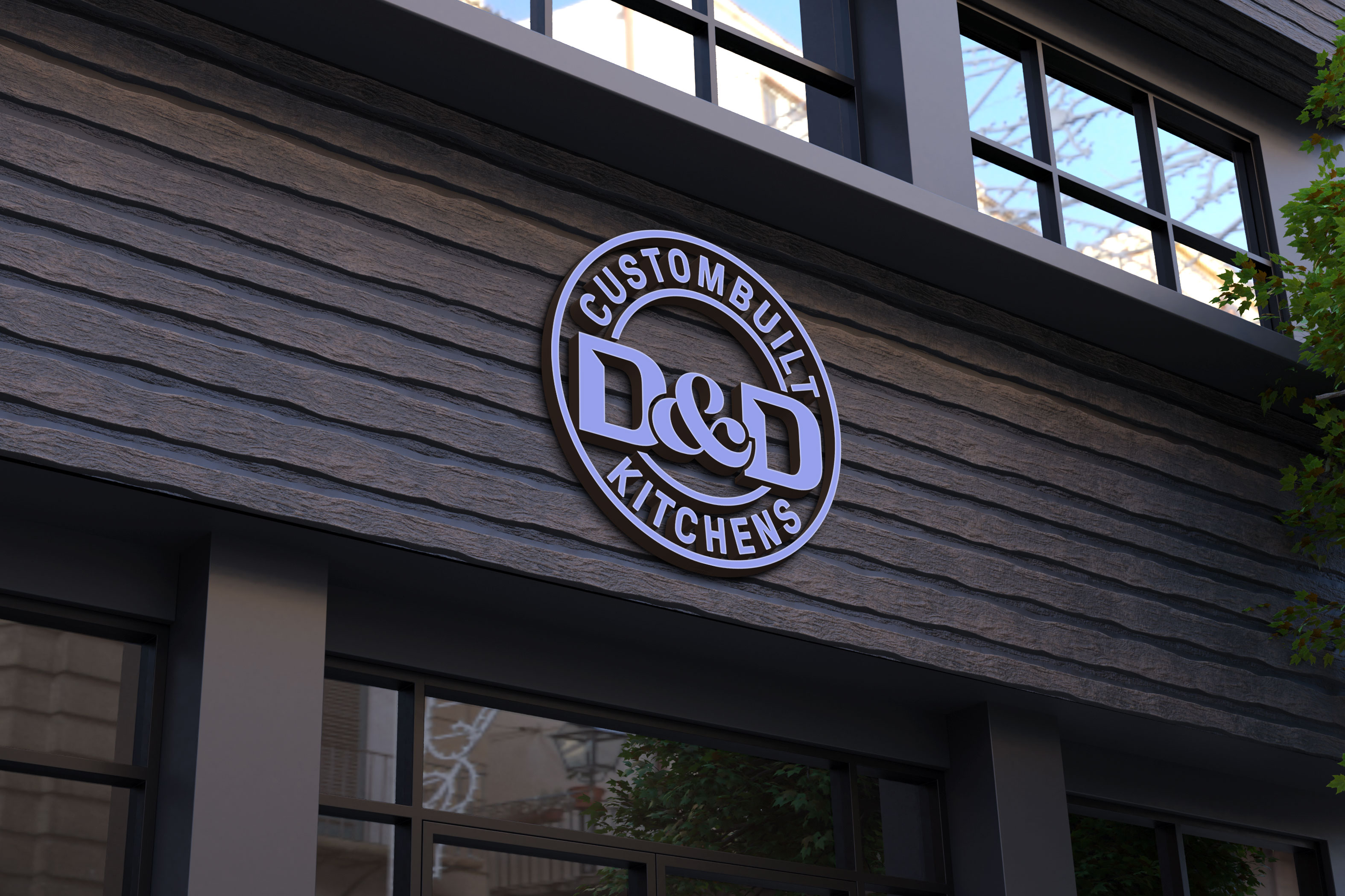 Design de Logo par Kavth pour D & D Custombuilt Kitchens | Design #32288073