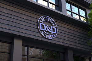 Design de Logo par Kavth pour D & D Custombuilt Kitchens | Design : #32288073