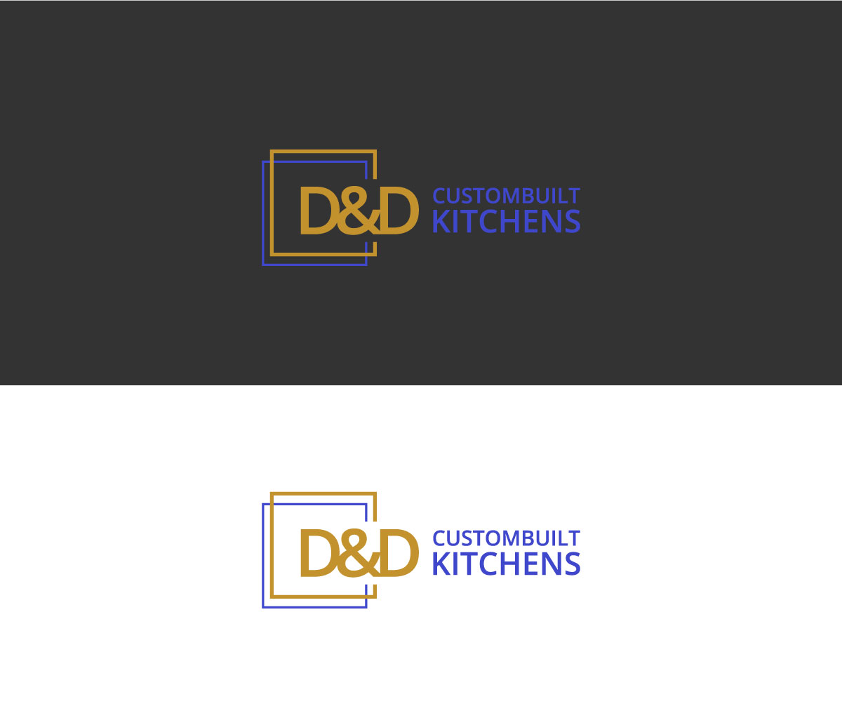 Diseño de Logo por ayanpixel para D & D Custombuilt Kitchens | Diseño #32248480