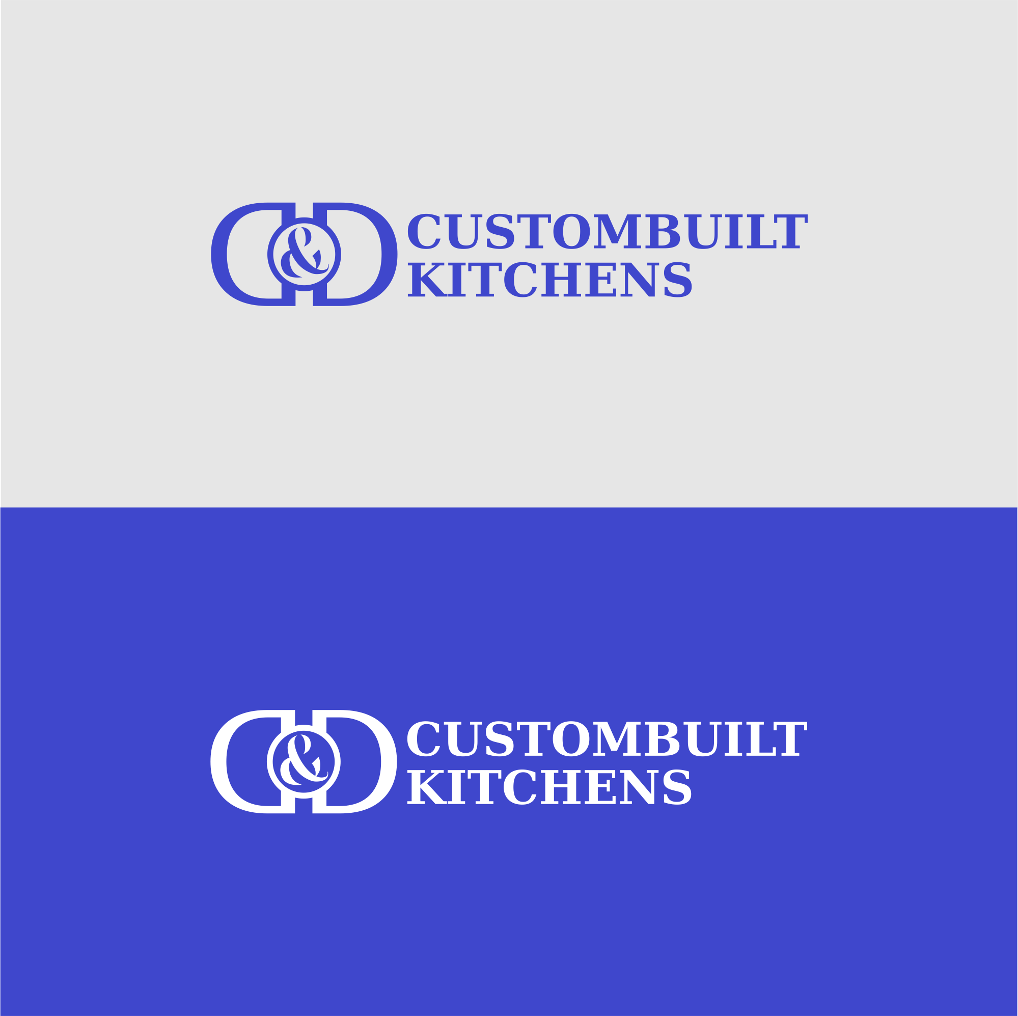 Logo Design by trojni for D & D Custombuilt Kitchens | Design #32246664