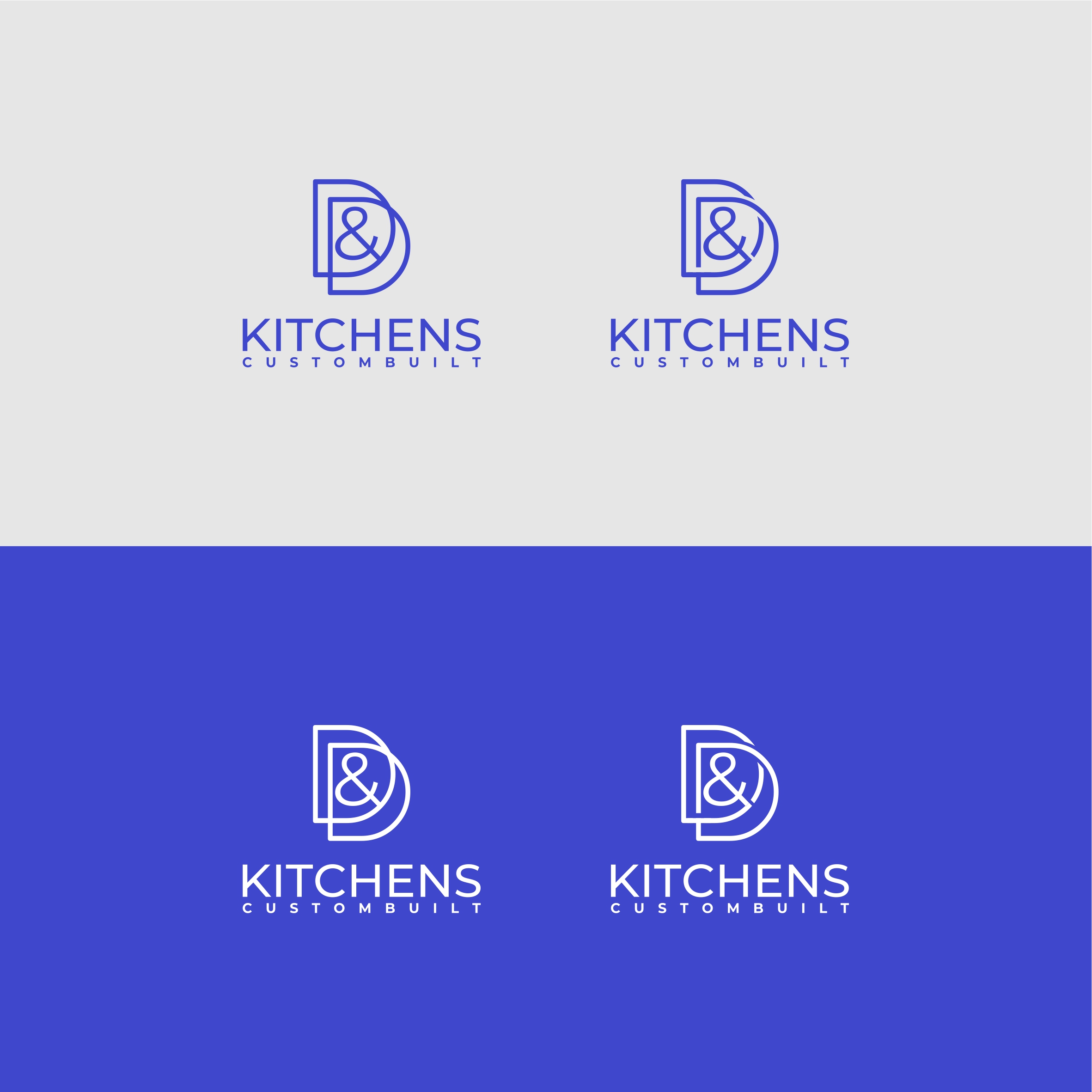 Logo Design by trojni for D & D Custombuilt Kitchens | Design #32254103