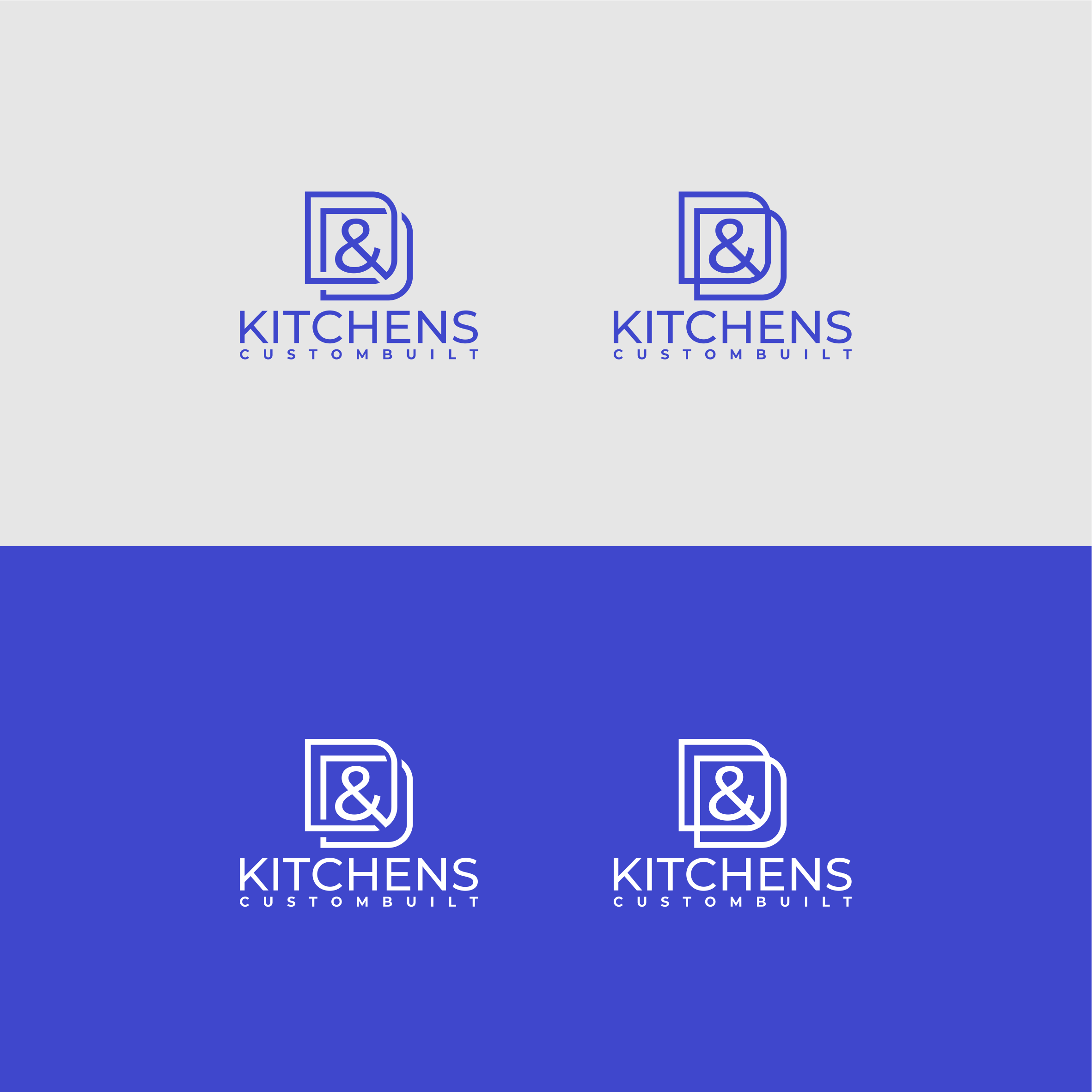 Logo Design by trojni for D & D Custombuilt Kitchens | Design #32254312