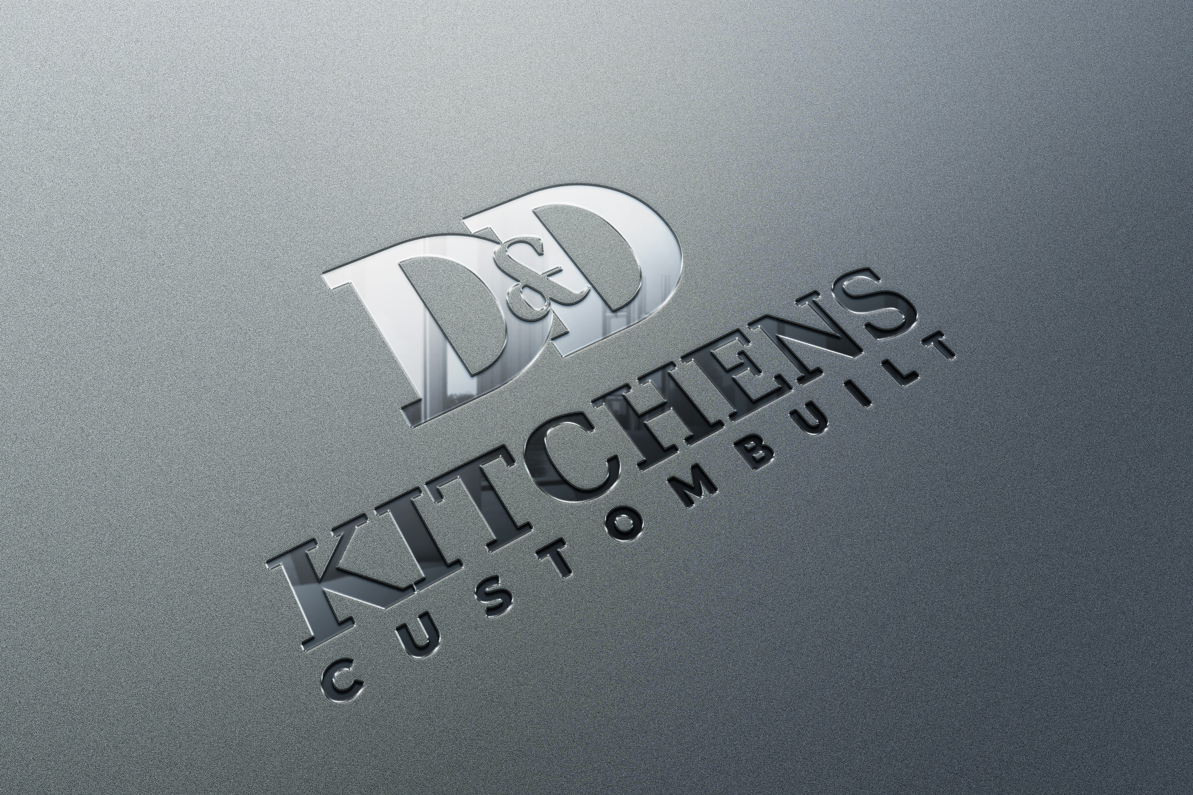 Logo Design by trojni for D & D Custombuilt Kitchens | Design #32260658