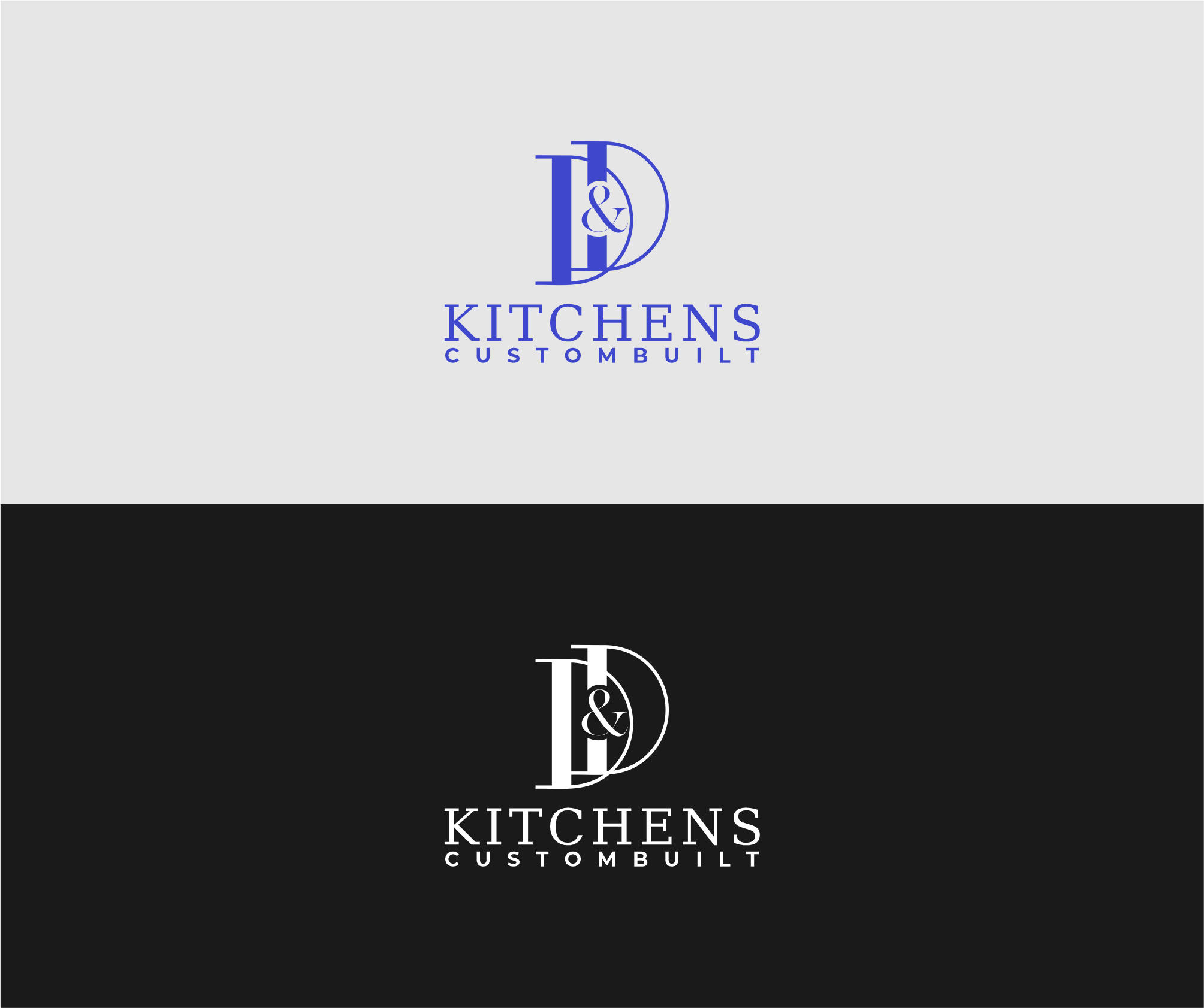 Logo Design by trojni for D & D Custombuilt Kitchens | Design #32261470