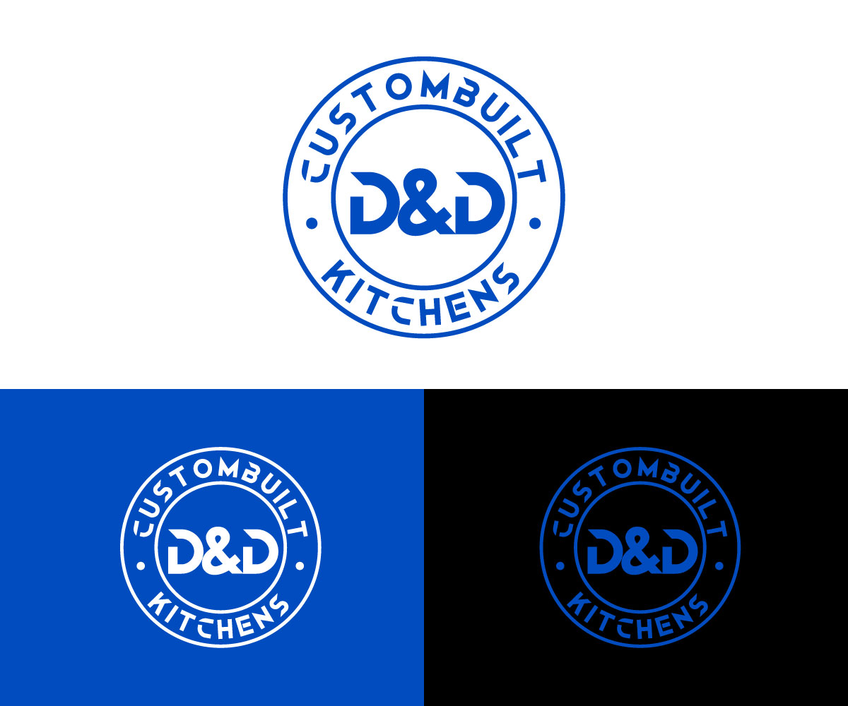 Logo Design by RaKu 2 for D & D Custombuilt Kitchens | Design #32298180