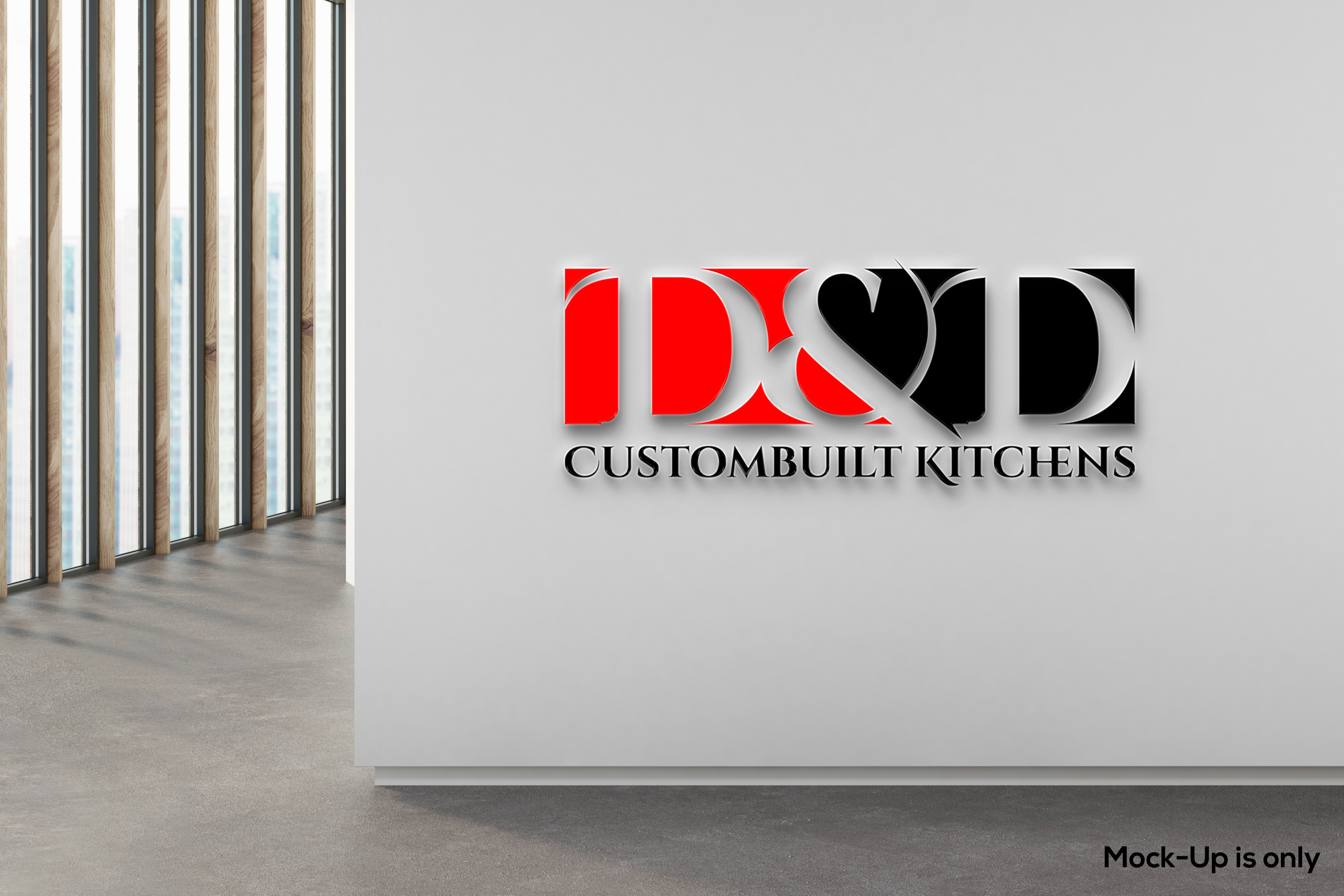 Logo Design by tecnik designer for D & D Custombuilt Kitchens | Design #32255365