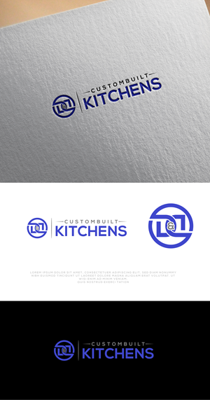Logo Design by uzzal100 for D & D Custombuilt Kitchens | Design #32244470