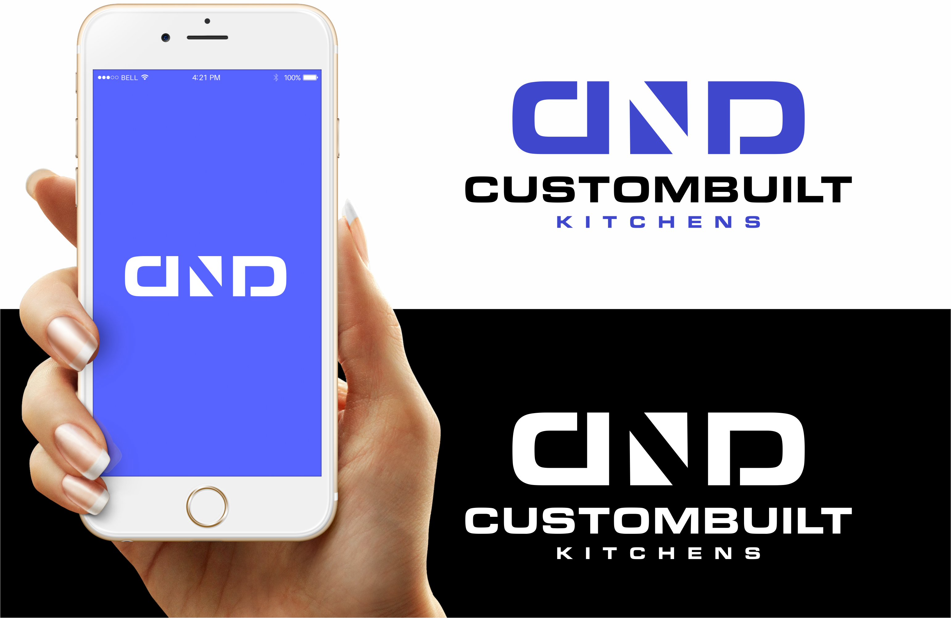 Logo Design by healer1617 for D & D Custombuilt Kitchens | Design #32246906