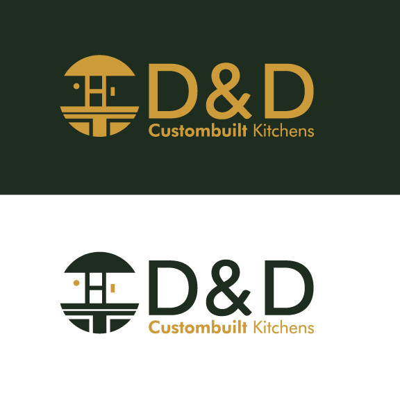 Logo Design by Dipali_sain for D & D Custombuilt Kitchens | Design #32248703