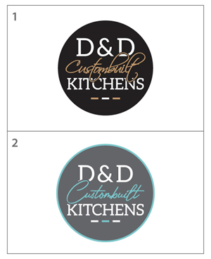 Logo Design by Dipali_sain for D & D Custombuilt Kitchens | Design #32260223