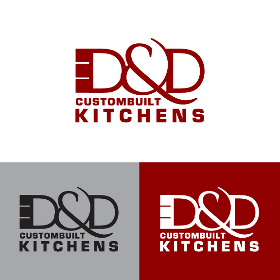 Logo Design by Dipali_sain for D & D Custombuilt Kitchens | Design #32260224