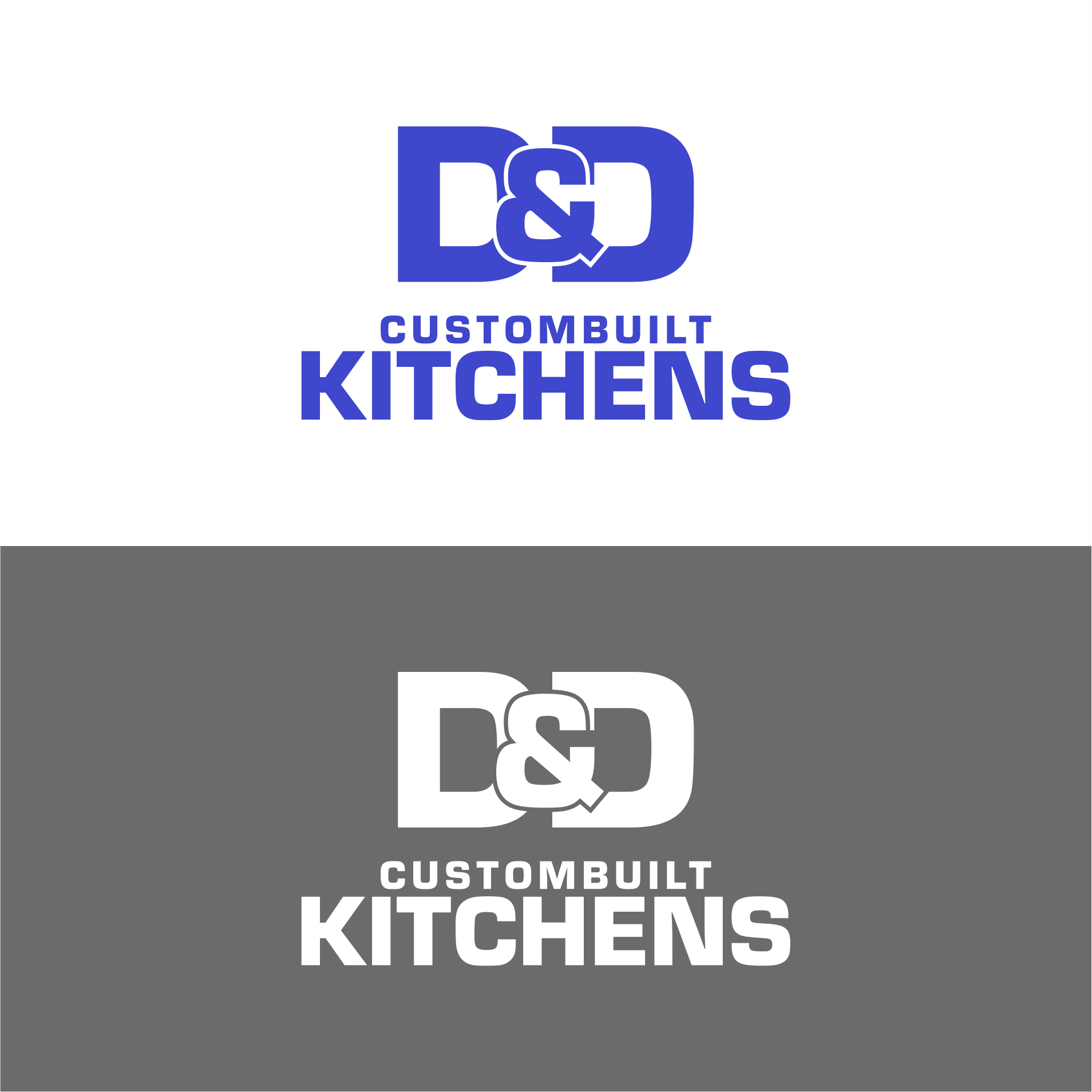 Logo Design by diego costa for D & D Custombuilt Kitchens | Design #32243481