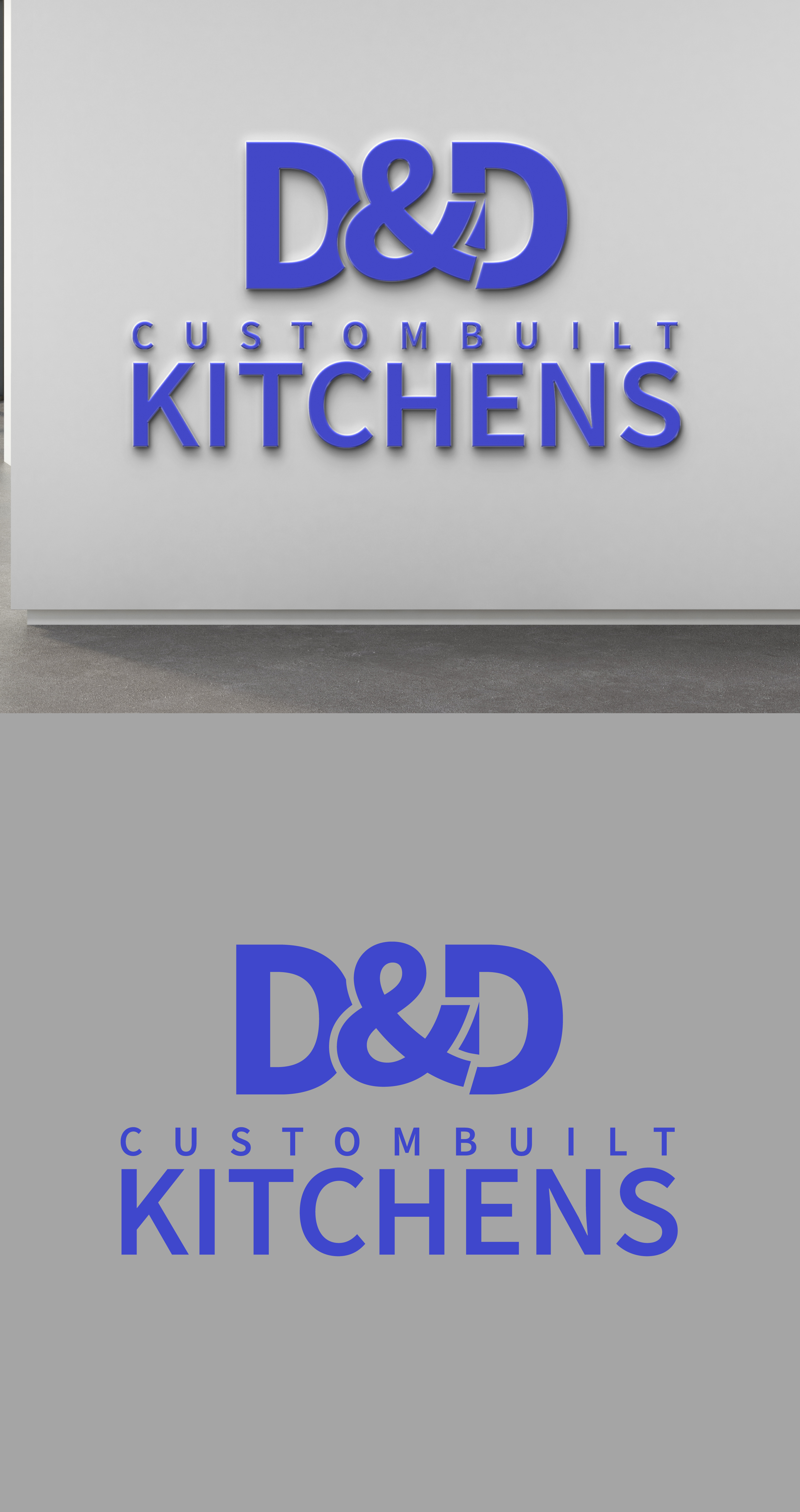 Logo Design by AKTech for D & D Custombuilt Kitchens | Design #32269498