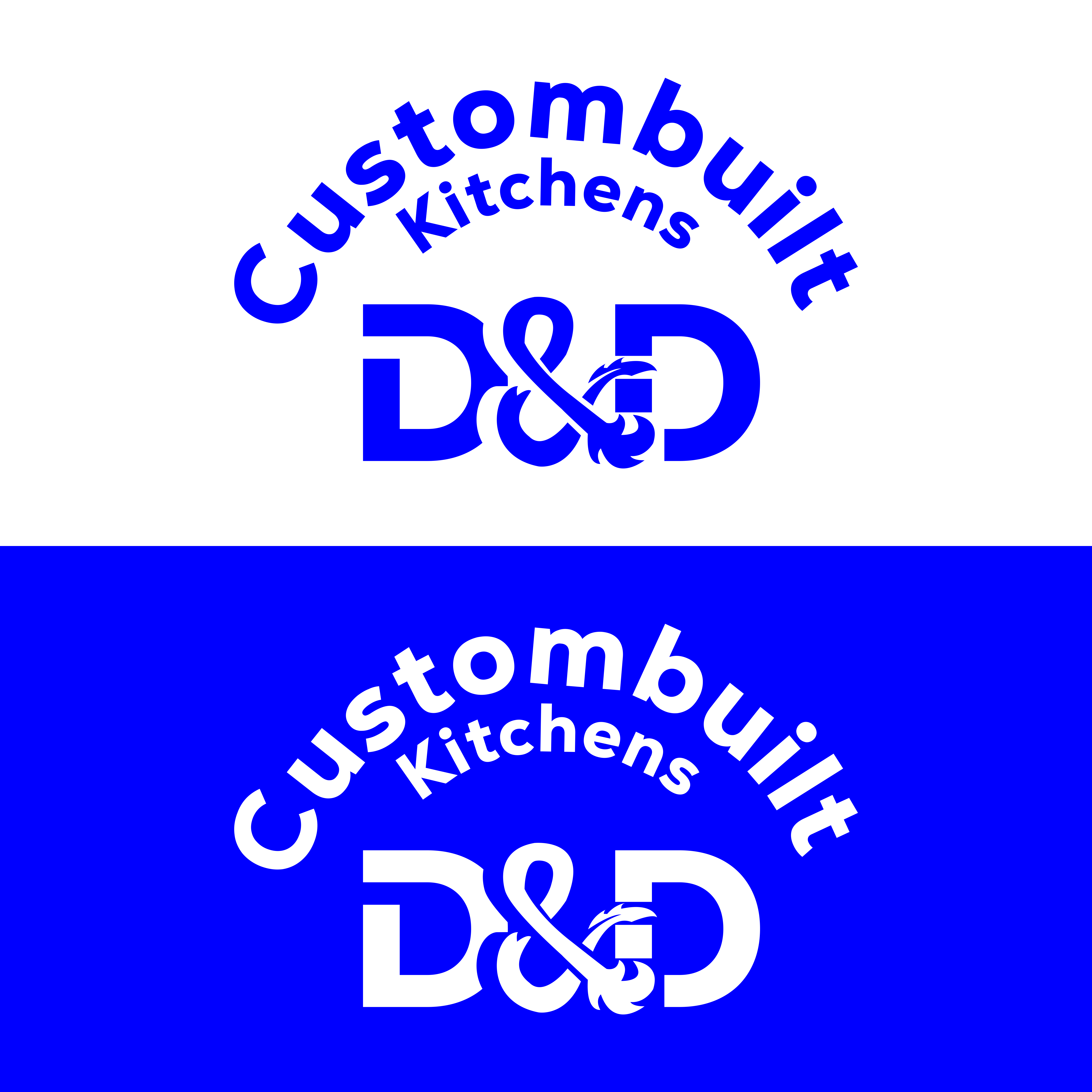 Logo Design by Cah Nakal for D & D Custombuilt Kitchens | Design #32244324