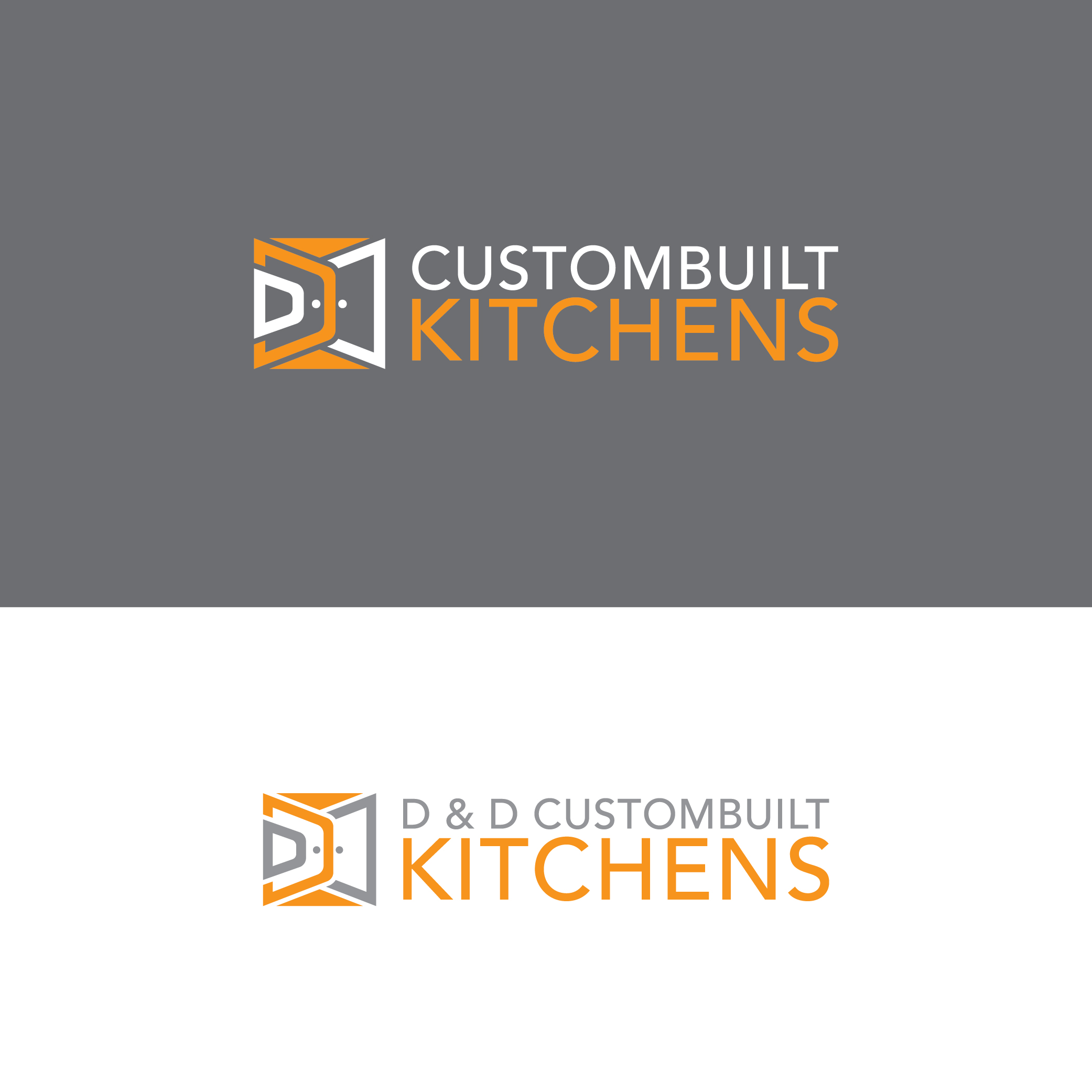 Logo Design by creativemood438 for D & D Custombuilt Kitchens | Design #32289693