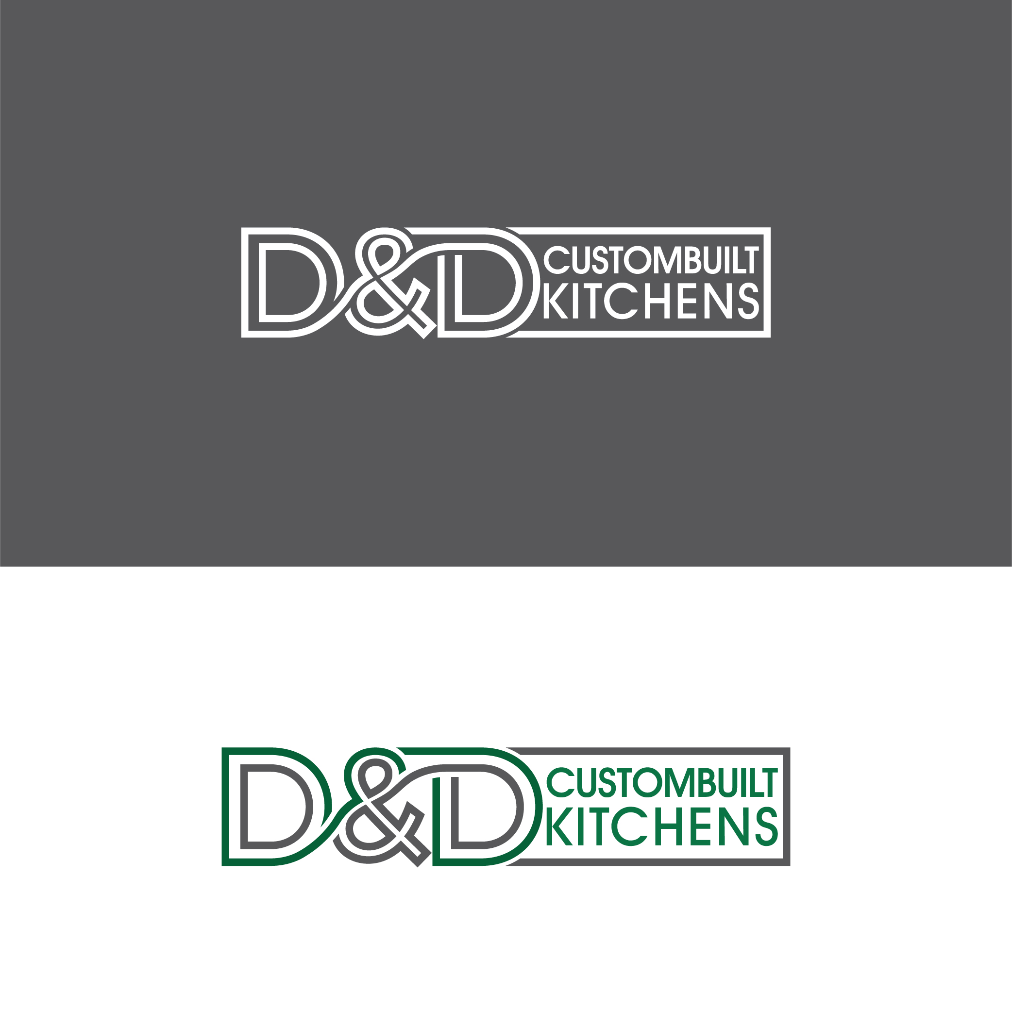 Logo Design by creativemood438 for D & D Custombuilt Kitchens | Design #32289696