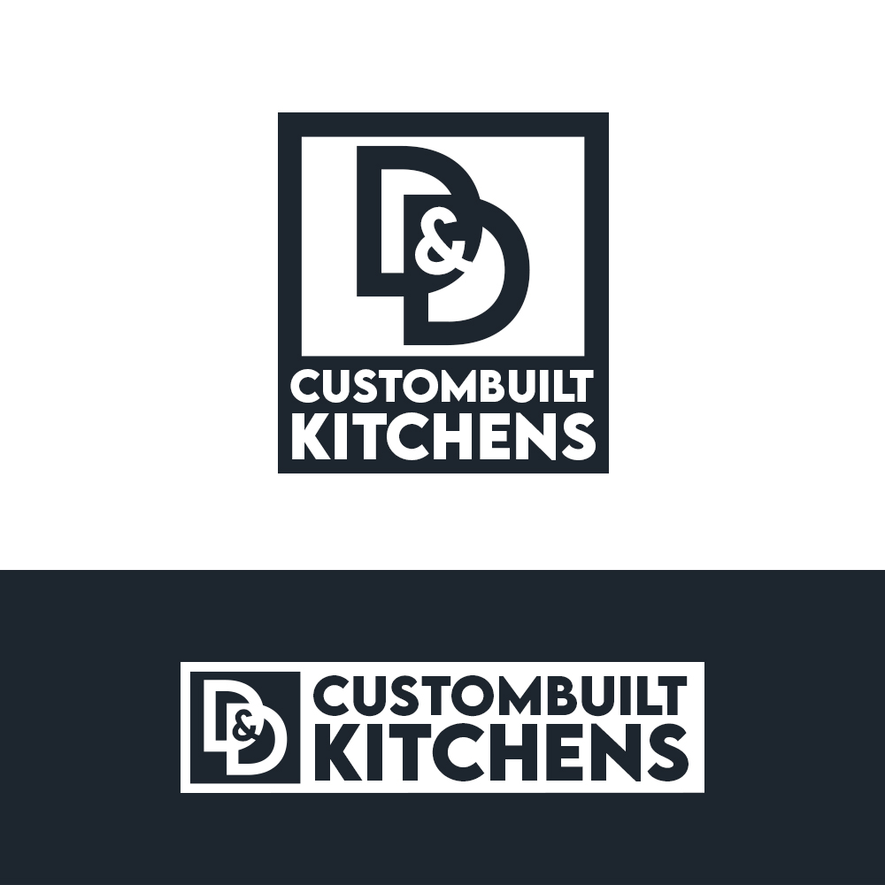 Diseño de Logo por PsyPen para D & D Custombuilt Kitchens | Diseño #32245772