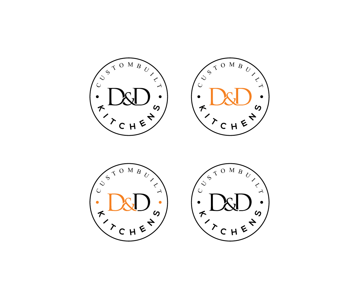 Logo Design by step forward 2 for D & D Custombuilt Kitchens | Design #32285491