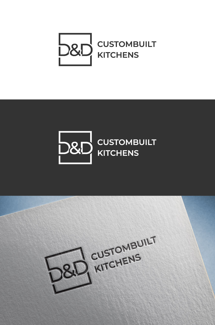 Diseño de Logo por flora.c design para D & D Custombuilt Kitchens | Diseño #32246197