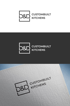 Logo Design by flora.c design for D & D Custombuilt Kitchens | Design: #32246197