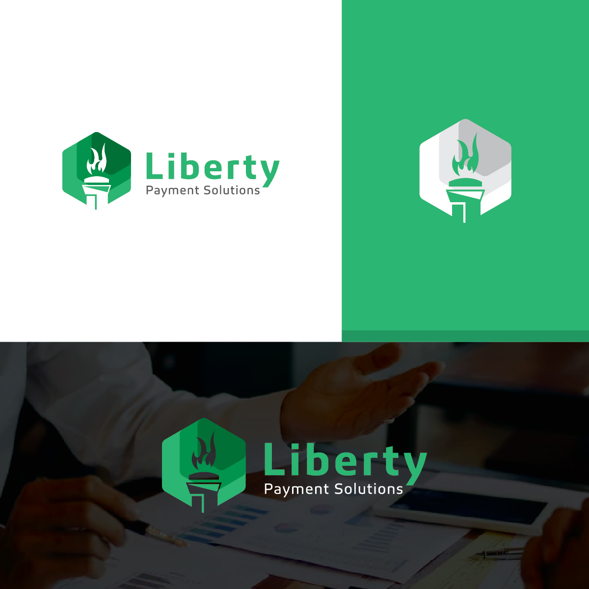 Logo Design by Deziners Zone for Liberty Payment Solutions | Design #32246962