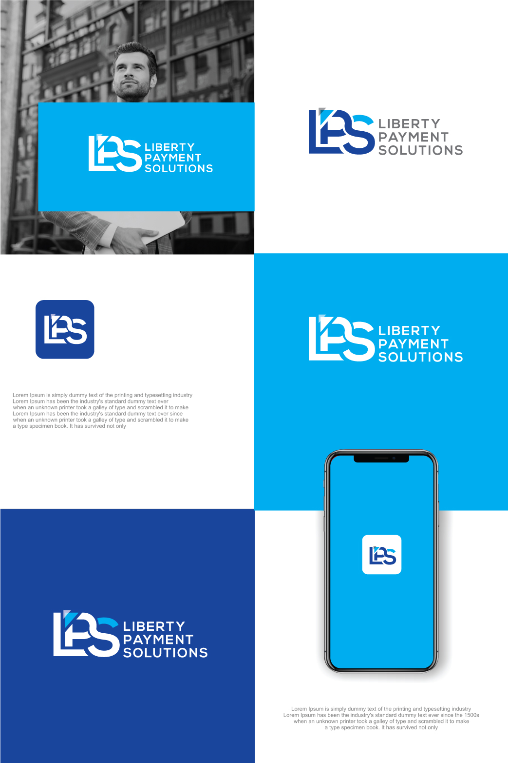 Logo Design by step forward 2 for Liberty Payment Solutions | Design #32245168